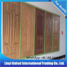 4.2mm Interior Decoration Fashion Melamine HDF Molded Doorskin